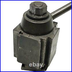 Aloris CA Lathe Quick Change Tool Post + 6 Tool Holders CA-1 CA-2 C2