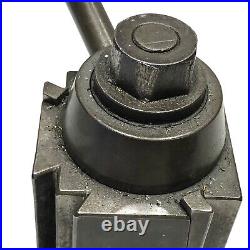 Aloris CA Lathe Quick Change Tool Post + 6 Tool Holders CA-1 CA-2 C2