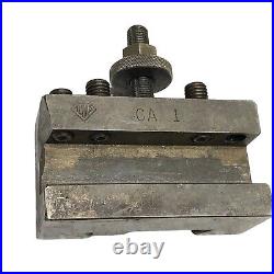 Aloris CA Lathe Quick Change Tool Post + 6 Tool Holders CA-1 CA-2 C2