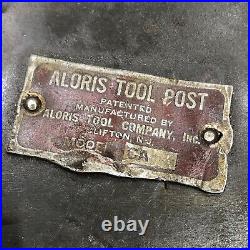 Aloris CA Lathe Quick Change Tool Post + 6 Tool Holders CA-1 CA-2 C2