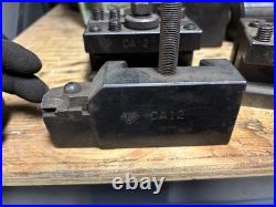 Aloris CA Quick Change Lathe Tool Post 7 pc Holder Set