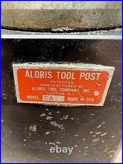Aloris CA Quick Change Tool Post & 1 Holder
