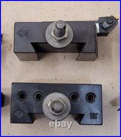 Aloris CA Quick Change Tool Post 5 Piece Set