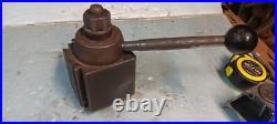 Aloris CA Quick Change Tool Post With Mounting Block And Bolt