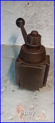 Aloris CA Quick Change Tool Post With Mounting Block And Bolt