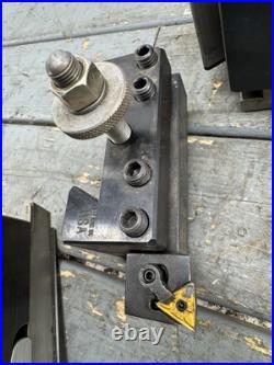 Aloris CXA Quick Change Lathe Tool Post 5pc Holder Set #3-BS