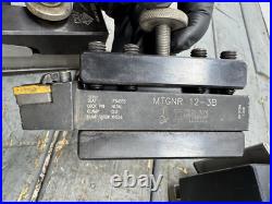 Aloris CXA Quick Change Lathe Tool Post 5pc Holder Set #3-BS
