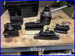 Aloris CXA Quick Change Lathe Tool Post 6 pc Holder Set