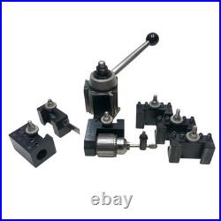 Aloris CXA Quick Change Lathe Tool Post Wedge Style With 6 Tool Holders