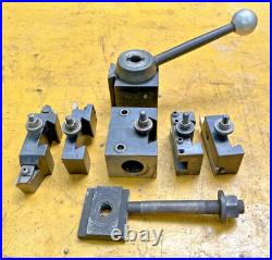 Aloris CXA Quick Change Tool Post Holder Set Metal Lathe Wedge Style