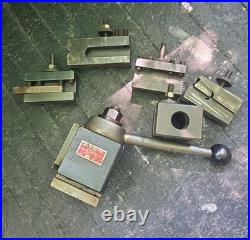 Aloris CXA Quick Change Tool Post Holder Set Metal Lathe Wedge Style