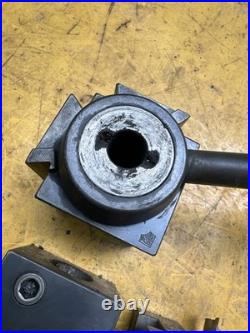 Aloris CXA Quick Change Tool Post Holder Set Metal Lathe Wedge Style