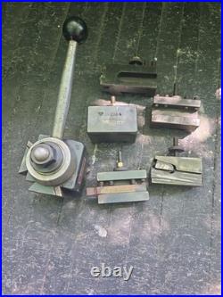 Aloris CXA Quick Change Tool Post Holder Set Metal Lathe Wedge Style