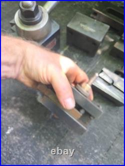 Aloris CXA Quick Change Tool Post Holder Set Metal Lathe Wedge Style