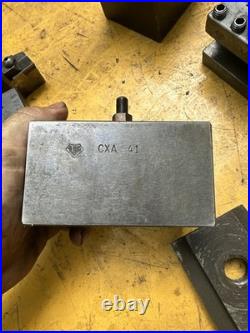 Aloris CXA Quick Change Tool Post Holder Set Metal Lathe Wedge Style