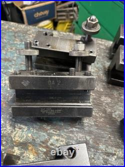 Aloris DA Quick Change Tool Post 17-48 Metal Lathe Holder Set Machinist Tool