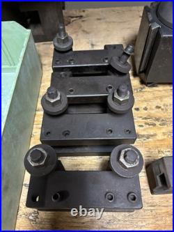 Aloris DA Quick Change Tool Post With 7 Tool Holders Turning Boring Parting