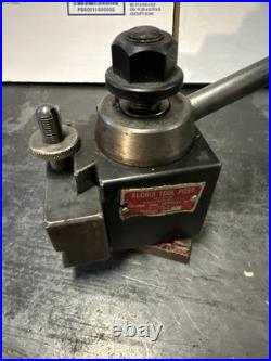Aloris Quick Change Piston Type Model AX Tool Block With Toolholders Lot