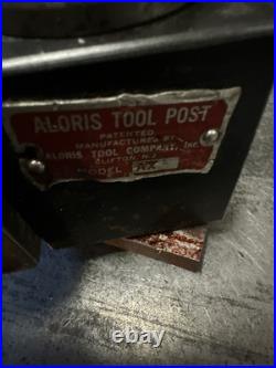 Aloris Quick Change Piston Type Model AX Tool Block With Toolholders Lot