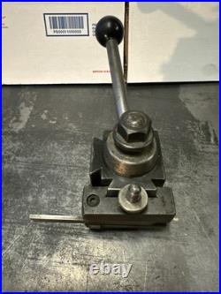 Aloris Quick Change Piston Type Model AX Tool Block With Toolholders Lot