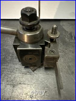 Aloris Quick Change Piston Type Model AX Tool Block With Toolholders Lot