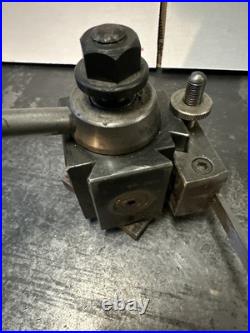 Aloris Quick Change Piston Type Model AX Tool Block With Toolholders Lot