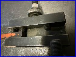 Aloris Quick Change Piston Type Model AX Tool Block With Toolholders Lot