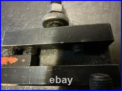 Aloris Quick Change Piston Type Model AX Tool Block With Toolholders Lot