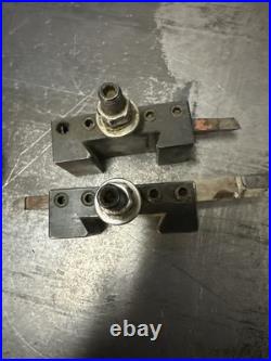 Aloris Quick Change Piston Type Model AX Tool Block With Toolholders Lot