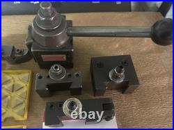 Aloris Tool Post With 4 Holders & 5 Packs Insert
