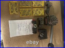 Aloris Tool Post With 4 Holders & 5 Packs Insert