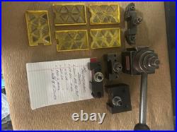 Aloris Tool Post With 4 Holders & 5 Packs Insert