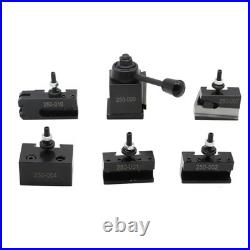 Aspaton OXA 250-000 Lathe Quick Change Tool Post Set Compatible with 6 8