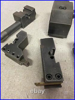 BIG Mack QUICK CHANGE LATHE TOOL POST With 5 TOOL HOLDERS BORING TURNING FACING