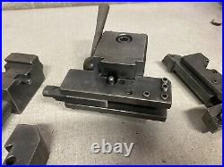 BIG Mack QUICK CHANGE LATHE TOOL POST With 5 TOOL HOLDERS BORING TURNING FACING