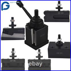 BXA 250-222 Wedge Tool Post Set CNC Quick Change Tool Post For Swing Dia 10-15 BXA 250-222 Wedge Tool Post Set CNC Quick Change Tool Post For Swing Dia 10-15
