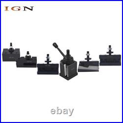 BXA 250-222 Wedge Type Quick Change Tool Post Holder 6Pcs 10-15 For Swing Dia BXA 250-222 Wedge Type Quick Change Tool Post Holder 6Pcs 10-15 For Swing Dia