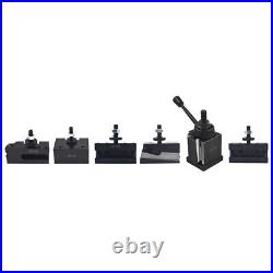 BXA 250-222 Wedge Type Quick Change Tool Post Holder 6Pcs For Swing Dia 10-15