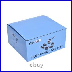 BXA 250-222 Wedge Type Tool Post For Lathe 10 15 With 7PC Tool Holders