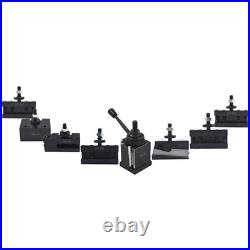 BXA 250-222 Wedge Type Tool Post For Lathe 10 15 With 7PC Tool Holders