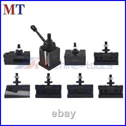 BXA 250-222 Wedge Type Tool Post For Lathe 10 15 With 7-Pack Tool Holders BXA 250-222 Wedge Type Tool Post For Lathe 10 15 With 7-Pack Tool Holders