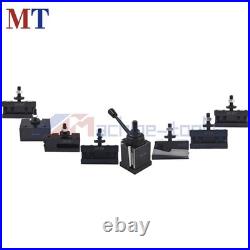 BXA 250-222 Wedge Type Tool Post For Lathe 10 15 With 7-Pack Tool Holders