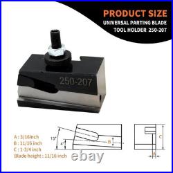 BXA Quick Change Tool Post Set Compatible with 250-222 Wedge Style Quick Chan