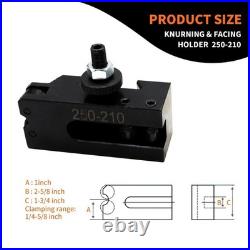 BXA Quick Change Tool Post Set Compatible with 250-222 Wedge Style Quick Chan