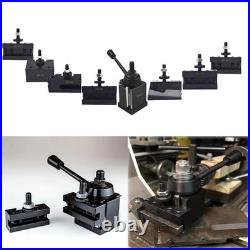 BXA Tool Post Set 8-Pack Wedge Type Quick Change Tool Post Set for Mini Lathe