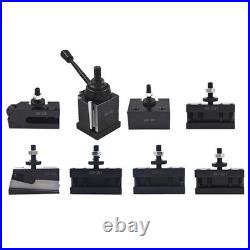 BXA Tool Post Set 8-Pack Wedge Type Quick Change Tool Post Set for Mini Lathe