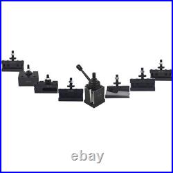 BXA Tool Post Set 8-Pack Wedge Type Quick Change Tool Post Set for Mini Lathe