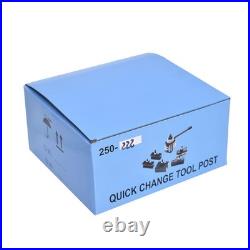 BXA Tool Post Set 8-Pack Wedge Type Quick Change Tool Post Set for Mini Lathe