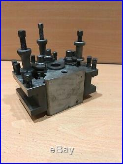 Bison 4414 T1 3 Way Quick Change Tool Post with 3 Tool Holders Suit Boxford
