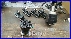 Boxford lathe AXA style quick change toolpost and holders in vgc